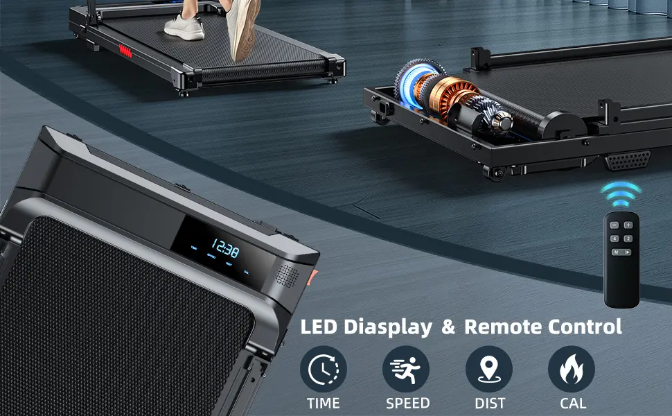 Detalle del producto — cinta de correr plegable FoldFit, imagen 2